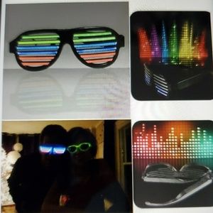 Rechargeable LED RAVE GLASSES